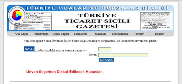 ticaret sicil gazetesi tercümesi ve çevirisi